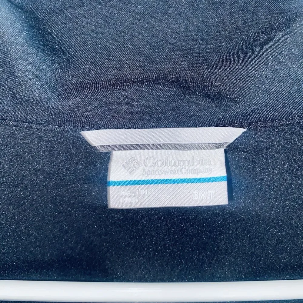 Columbia Ascender Men’s 3XL Black Softshell Jacket Full Zip Outdoor